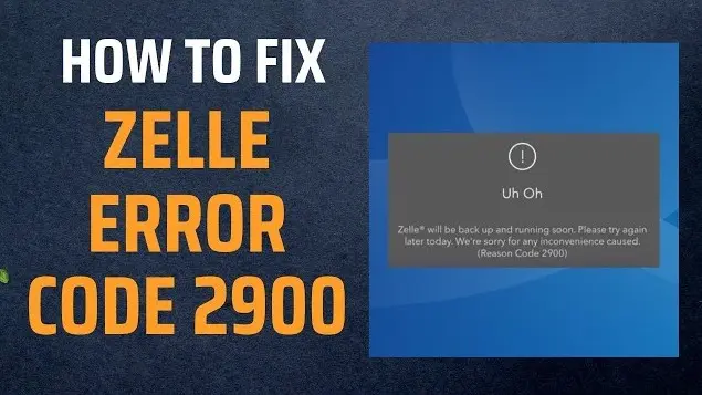 zelle error code